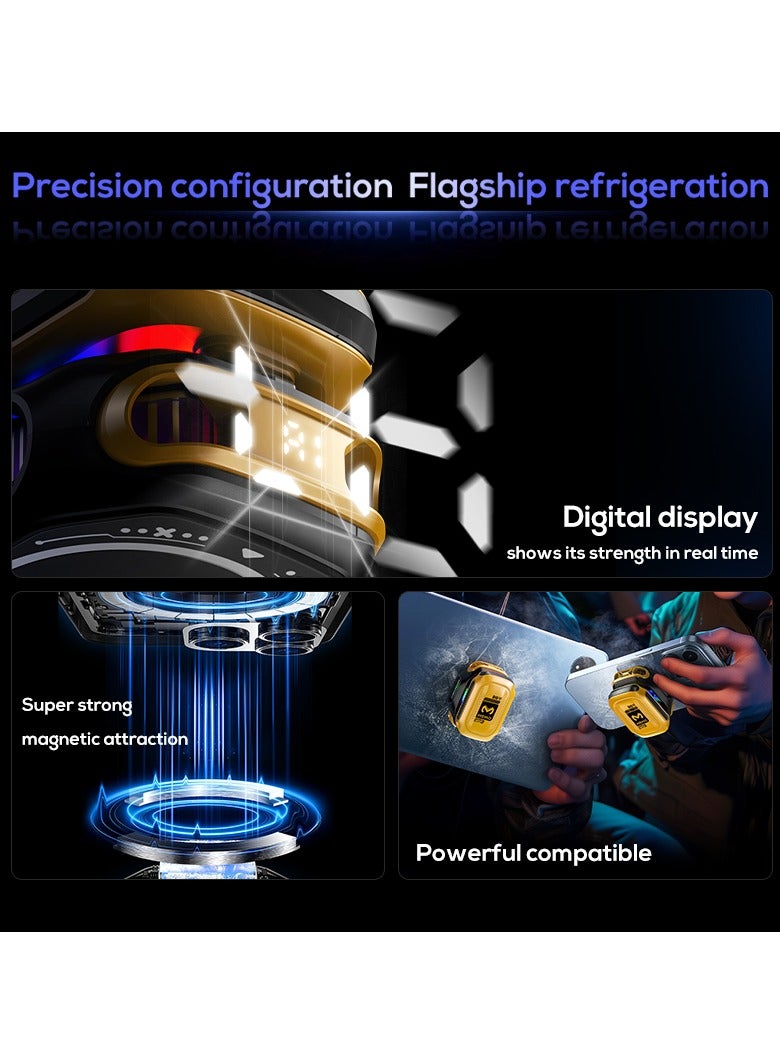 مبرد هاتف محمول لمروحة الألعاب PUBG، مصمم لسلسلة آيفون 12/13، للبث المباشر والفلوغ، مبرد حراري شبه موصل بدون ضوضاء iOS أندرويد، جهاز آيباد تابلت - Image 5