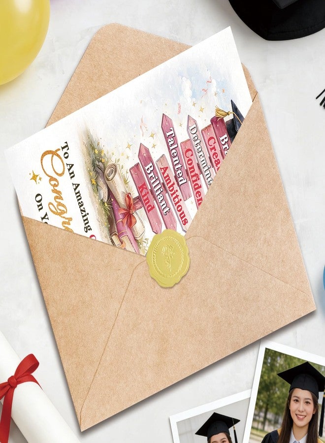 Mcduldul Graduation Card for Granddaughter, Congrats Grad Granddaughter Gifts Card for High School, College, University, 2026 Graduation Party - Image 5
