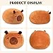 Wepop Capybara Stuffed Animal 20 in Cute Capybara Plush Cuddle Stuffed Plushies Pillows Gifts for Kids Adults Boys and Girls - Image 4