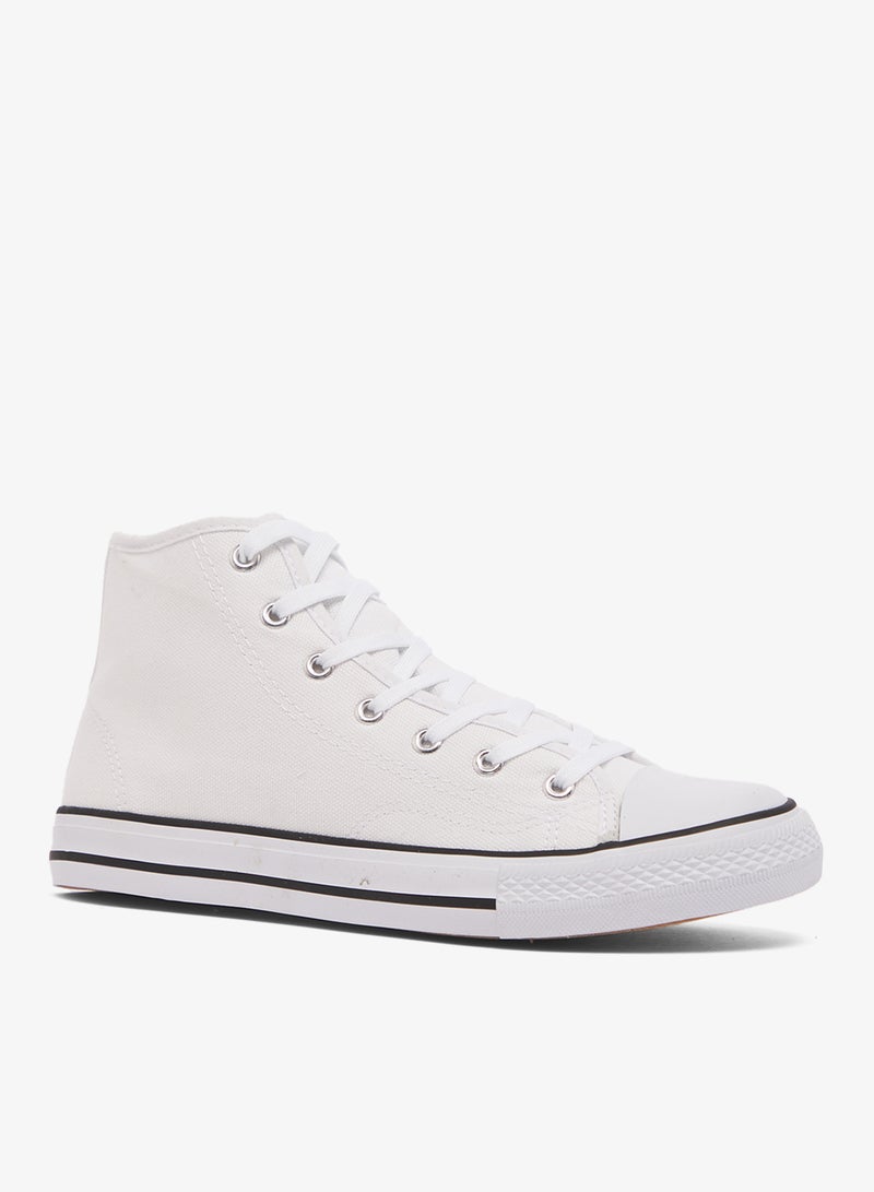 Spot-On Lace Up Canvas Sneaker - Image 2