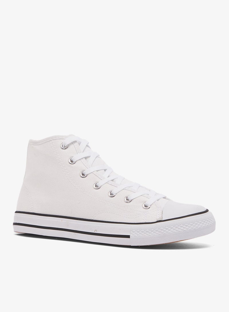 Spot-On Lace Up Canvas Sneaker - Image 2