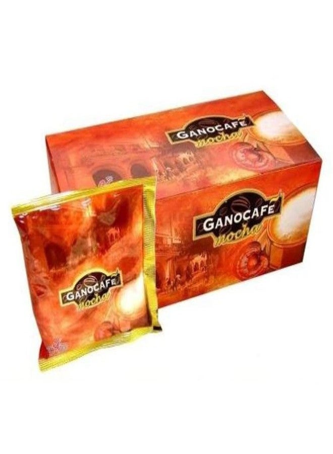منتج عام رائع للغاية Gano Excel Ganocafe Gano Cafe Mocha مع مستخلص فطر غانوديرما لوسيدوم 15 كيسًا (علبة واحدة) - Image 2