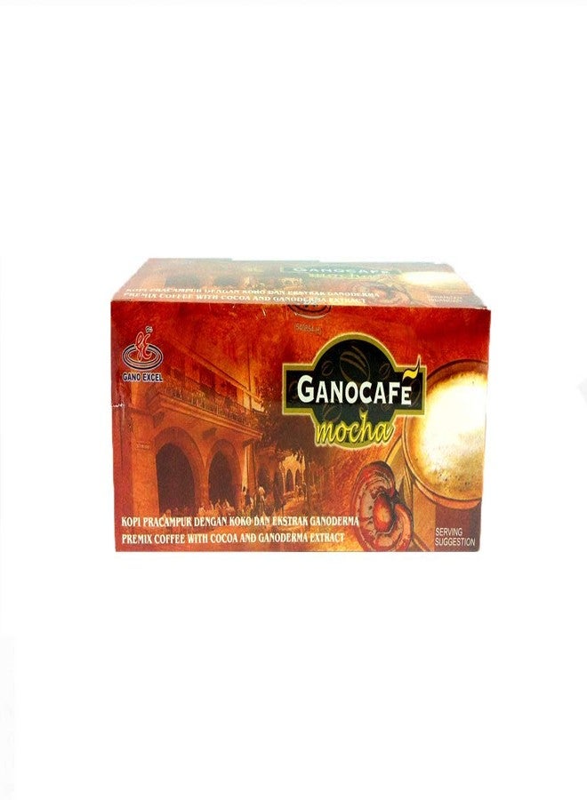 منتج عام رائع للغاية Gano Excel Ganocafe Gano Cafe Mocha مع مستخلص فطر غانوديرما لوسيدوم 15 كيسًا (علبة واحدة) - Image 4