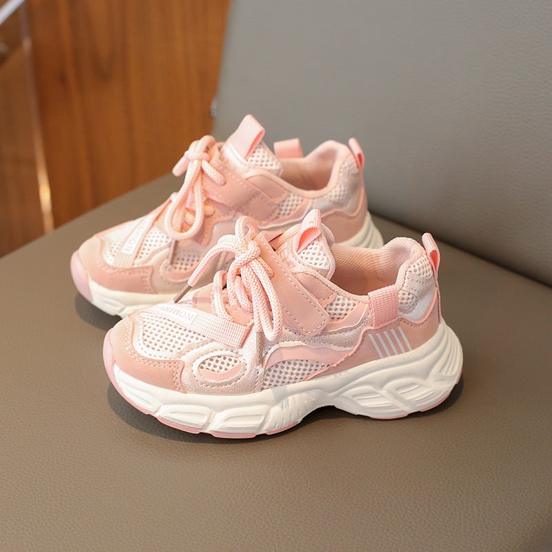 Children'S Sneaker 2025 New Girls Mesh Breathable Torre Shoes Boys Casual Shoes Lightweight Running Shoes - Image 1