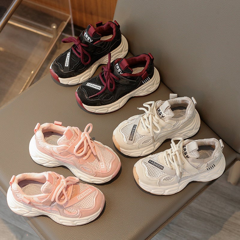 Children'S Sneaker 2025 New Girls Mesh Breathable Torre Shoes Boys Casual Shoes Lightweight Running Shoes - Image 2