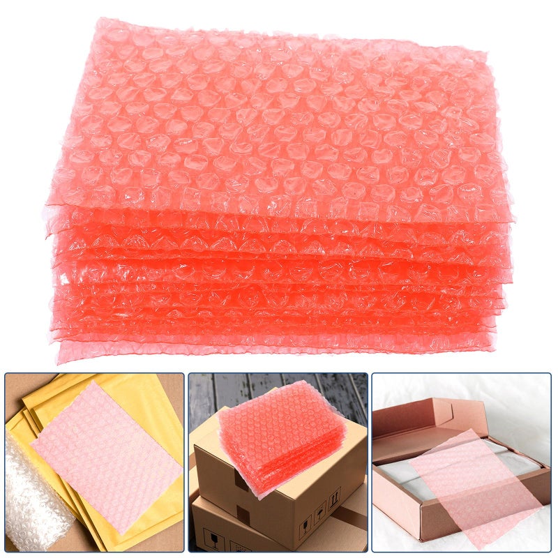 Red Anti Static Small Bubble Pouch 10x15Cm Thickened Shipping Bags 100Pcs - Image 5