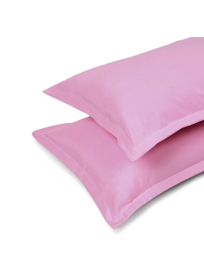 Status عقد الحالة - مجموعة من 2 غطاء وسادة لغرفة النوم (وردي) - Image 5