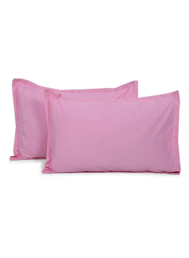 Status عقد الحالة - مجموعة من 2 غطاء وسادة لغرفة النوم (وردي) - Image 4