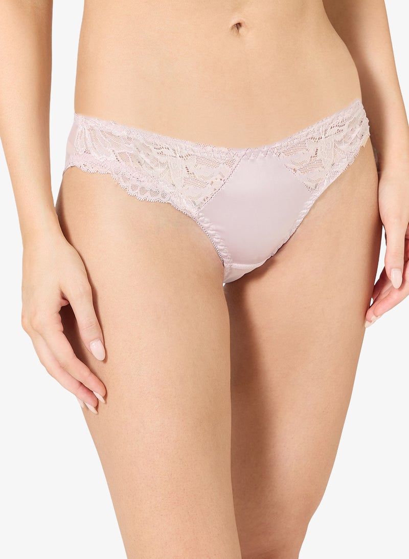 Ginger Lace Detail Corset Bralette & Brief Set - Image 3