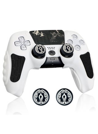 Wukong Theme PS5 Controller Silicone Protective Case, with Anti-Shock and Anti-Scratch Properties Comes, with Thumbstick Caps, Black Myth Wukong Skin Friendly Gamepad Protective Sleeve - White - pzsku/Z053C2639AACDA71BFAB9Z/45/1742954400/37547ed5-bc60-46ee-85f6-fe60c761d2ba