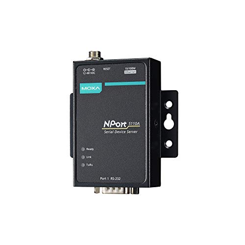 MOXA NPORT Device Server 12-48VDC NPORT 5110A, 1-Port RS-232 Ink - Image 2