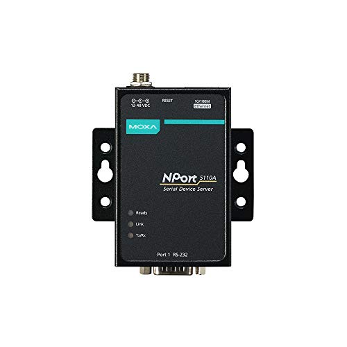 MOXA NPORT Device Server 12-48VDC NPORT 5110A, 1-Port RS-232 Ink - Image 1