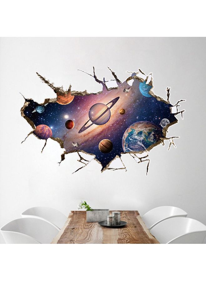 NIBEMINENT 3D Space Removable Wall Sticker Multicolour - Image 1