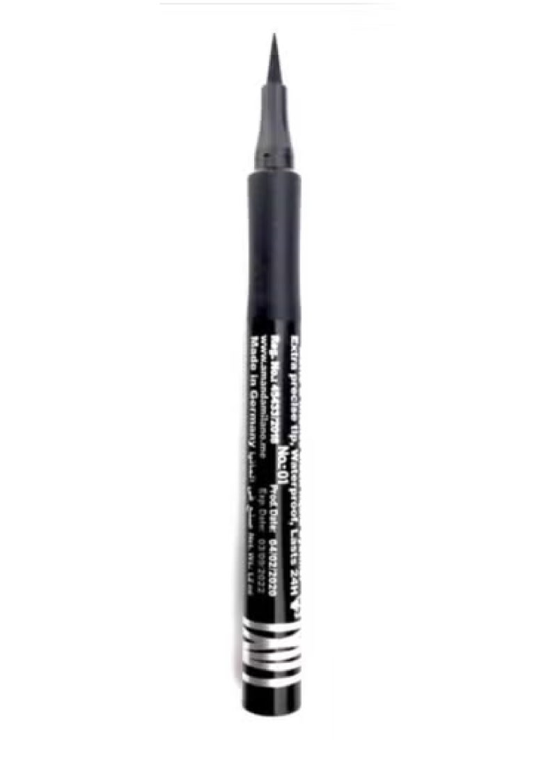 Amanda Milano Waterproof Matte Studio Midnight  Eyeliner 01 Black - Image 2