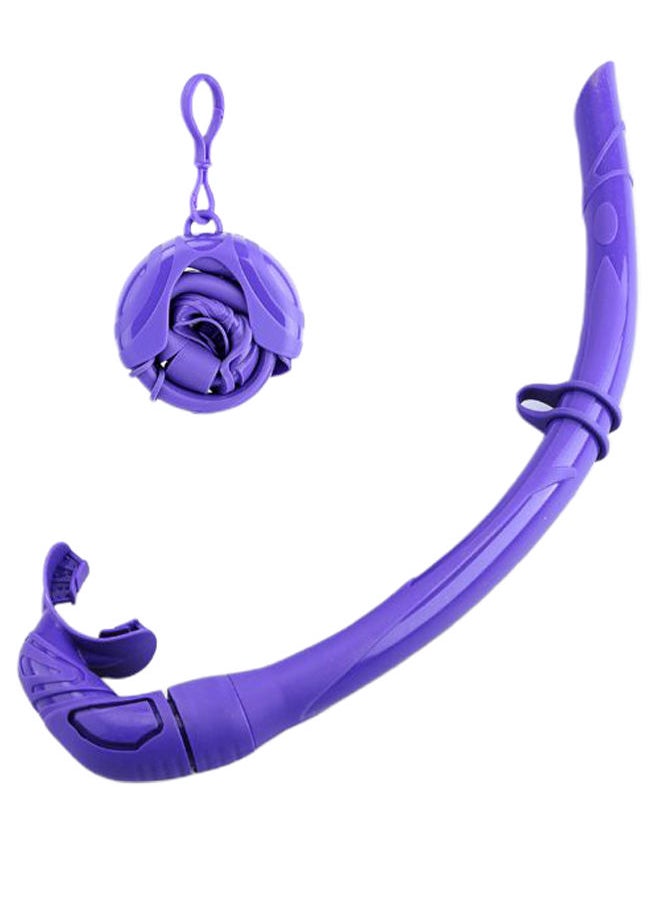 NIBEMINENT - Foldable Roll Up Breathing Snorkel With Storage Case - Image 1