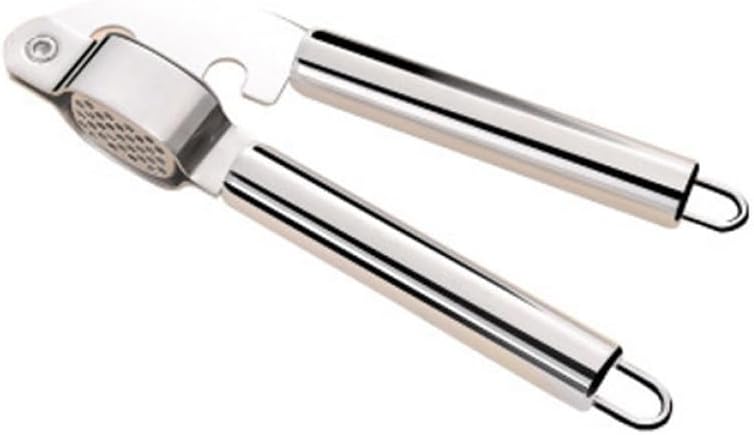 Stainless Steel Manual Garlic Press Crusher Easy Cleaning Mincer Grater Slicer - Image 1