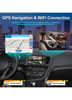 Vierex Android Car Stereo Screen For Kia Optima K5 Radio 2010-2013 Support Apple Carplay Android Auto Wireless QLED 4GB RAM Fast Interface AHD Camera Included SIM Card Bluetooth USB  - Image 4