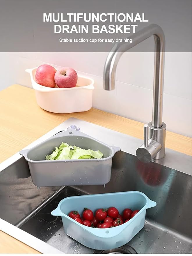 Kitchen Sink Drain BasketTriangular Sink Corner  - Image 2