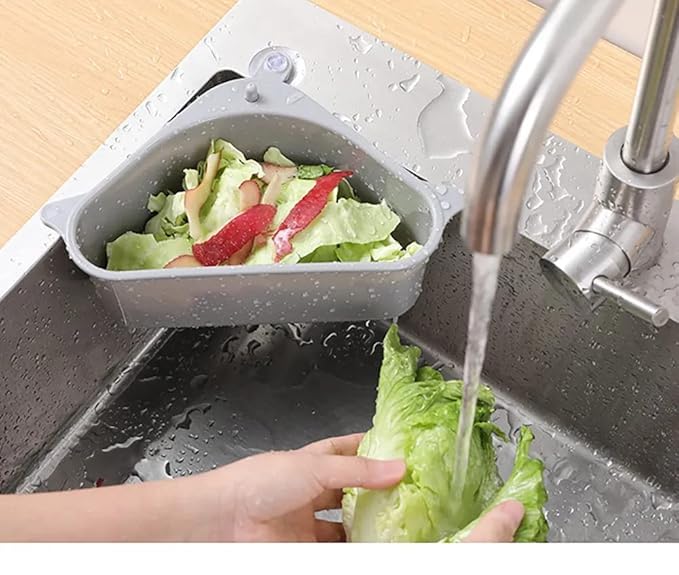 Kitchen Sink Drain BasketTriangular Sink Corner  - Image 3