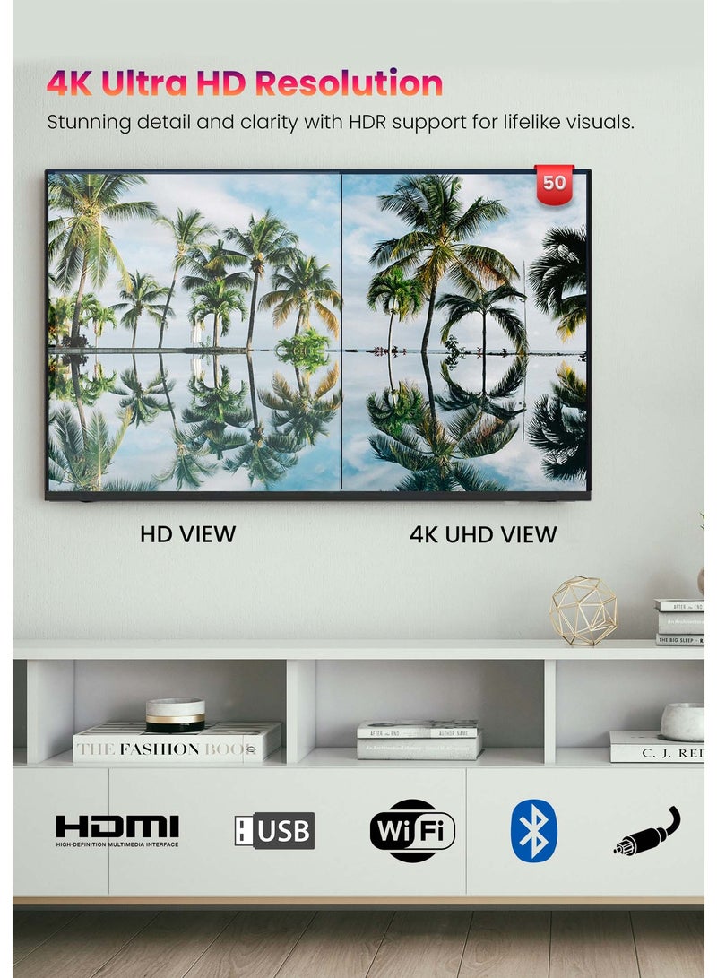 H2O 55-Inch Frameless Smart TV with webOS – 4K UHD Display, Magic Remote, Voice Control, AI ThinQ  - Image 2
