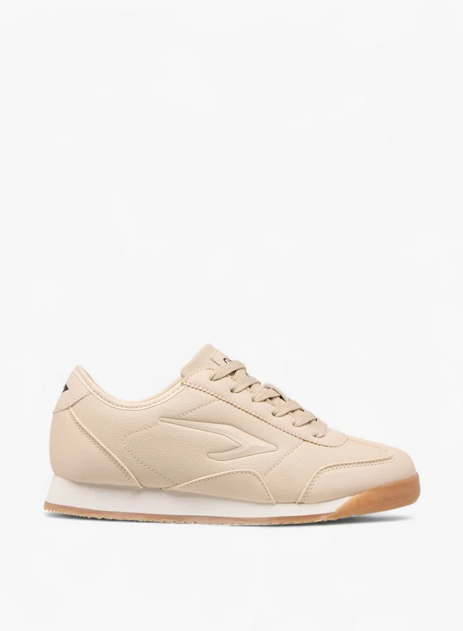 Dash Women Panelled Sneakers with Lace-Up Closure