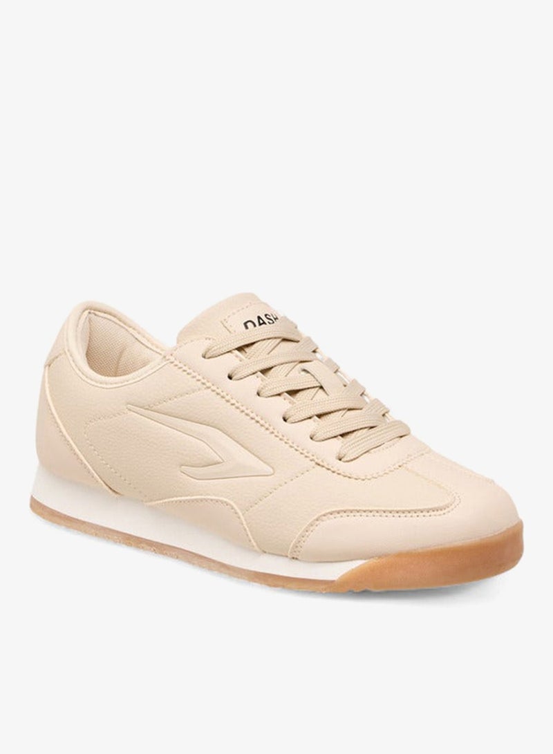 Dash Women Panelled Sneakers with Lace-Up Closure - Image 2