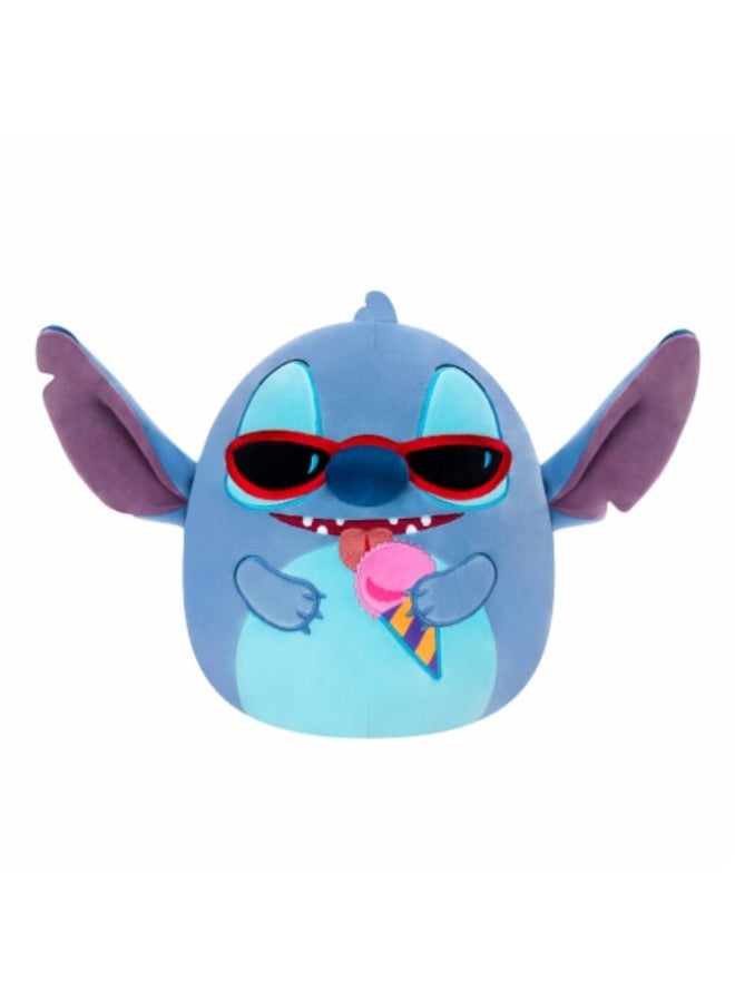 Squishmallows دميّة سكووشمالو الصغيرة من ديزني ستتش يحمل مخروط الثلج 8 إنش SQDI01064 - Image 1