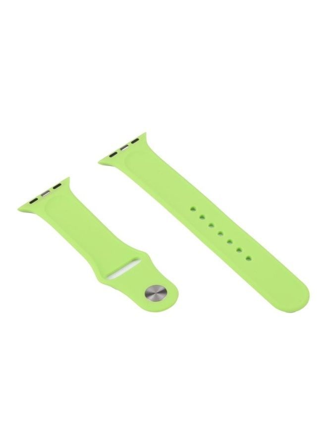 NIBEMINENT Replacement Watchband For Apple Watch Series 7/6/5/4/3/2/1/SE 42/44/45mm Grass Green - Image 3