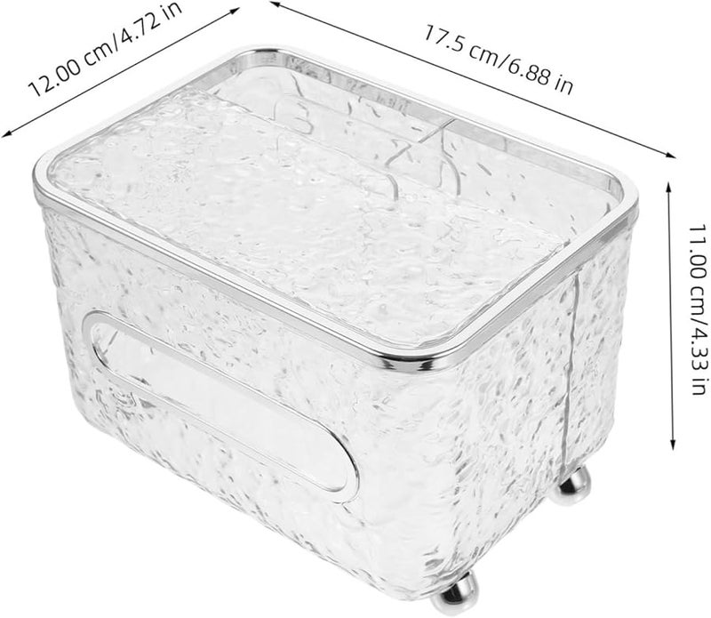 Valiclad علبة مناديل حامل هاتف منظم مكتب صندوق تخزين تصميم حديث أسود - Image 3