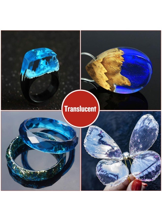 YRYM HT Epoxy Resin Pigment - 24 Colors Transparent Non-Toxic Uv Epoxy Resin Dye Liquid For Uv Resin Coloring  Resin Jewelry Making - Concentrated Uv Resin Colorant For Art  Paint  Crafts - 0.35Oz Each - Image 3