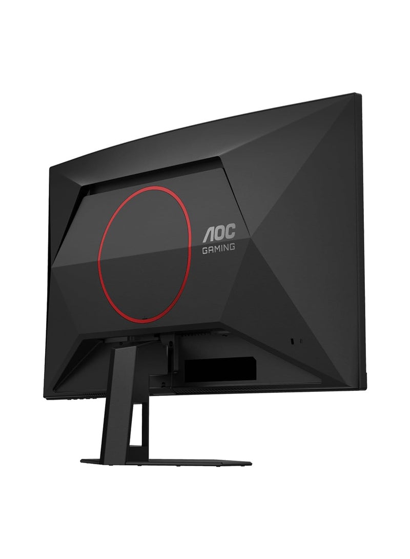AOC 27" Inch C27G4ZE Curved Gaming Monitor Full HD 1920x1080, HDR10, VA Panel Type, 280Hz Refresh Rate, 0.3ms Response Time, Adaptive Sync Technology | Black & Red BLACK &RED - Image 4