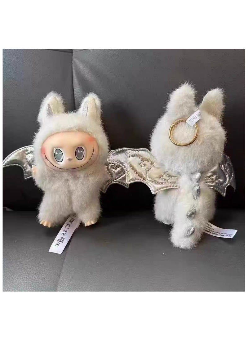 LABUBU LABUBU Doll, Plush Toy Set Vinyl Plush Hanging Card,Blind Box Figures La bubu, Plush Toys for Modern Home Decor, Collectible Toy， Height 17 cm 