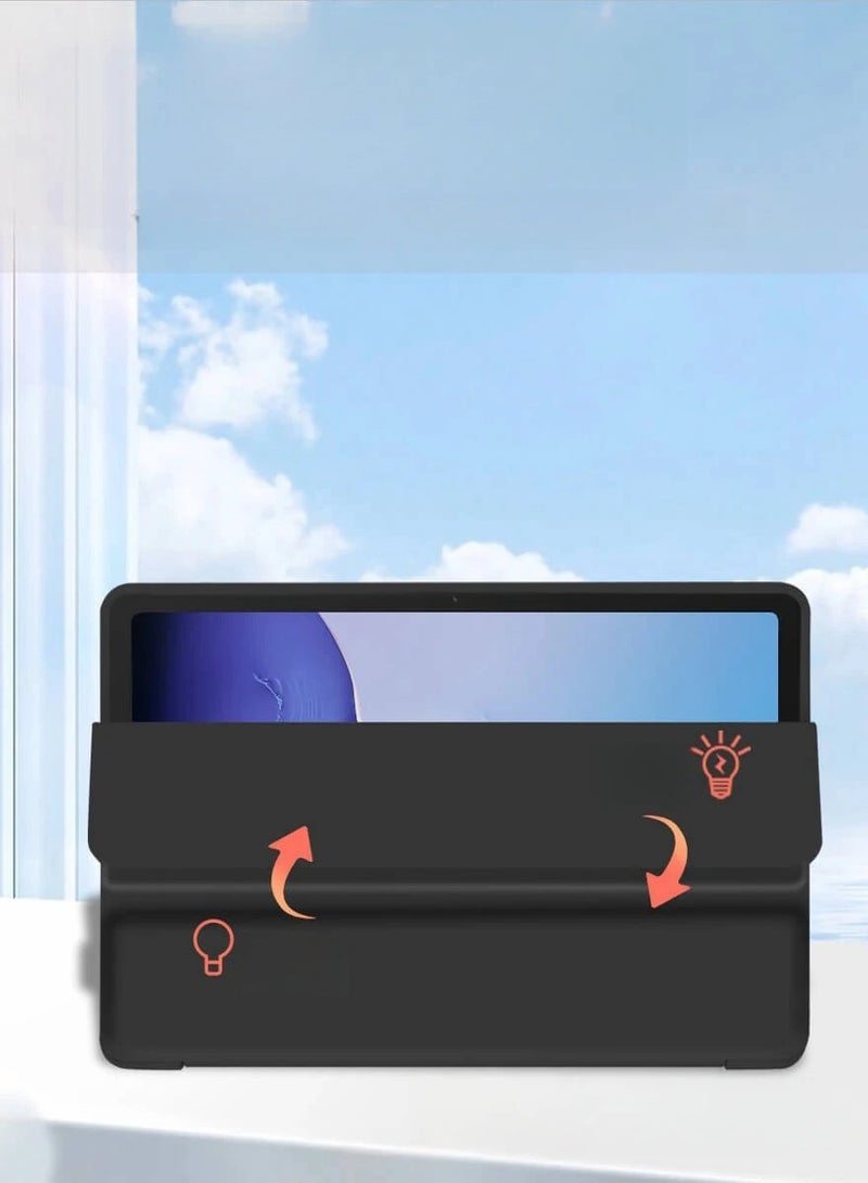 HEXABEX Samsung Tab A11+/A9+ 11" Case Cover, Protective Smart Flip Case/Cover for Samsung Galaxy Tab A11 Plus/A9 Plus X230/X236/X210/X216 11" Black - Image 4