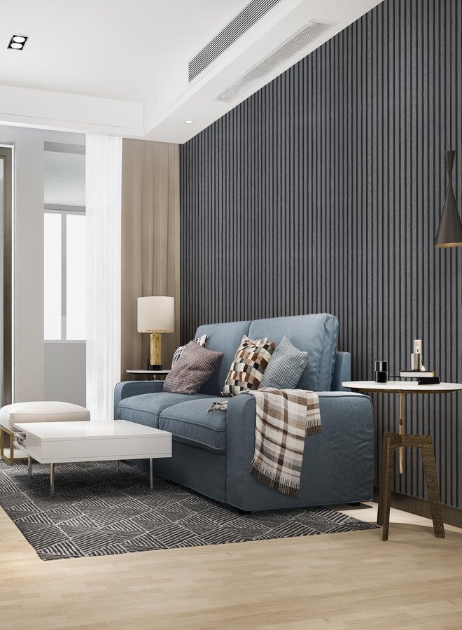 SYYKDEF Wood Peel and Stick Wallpaper Wood Slats, Self Adhesive Wood Contact Paper, Removable Wood Wall Covering Home DIY for Wall Decor Bedroom, 17.3" X 118", Easy-to-Apply - Image 5