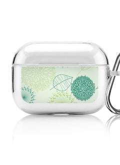 Classic Clear printed Case for Apple AirPods Pro 2nd Generation Thin Transparent Cover [Designed for Apple AirPods Pro 2nd Generation] - Single Leaf