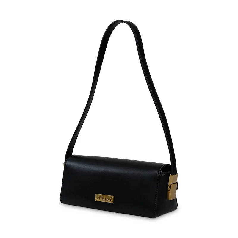 milano BLACK SANSA SHOULDER BAG for Women | Best Price UAE