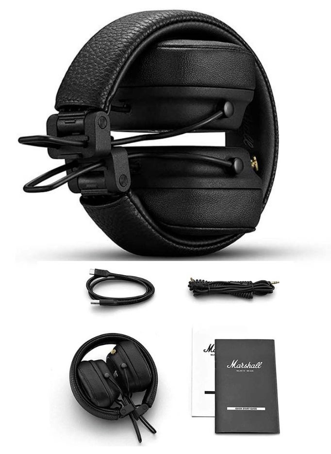 MARSHALLS - Rechargeable Major IV Folding Bluetooth Wireless Computer Headset Professional - Image 1