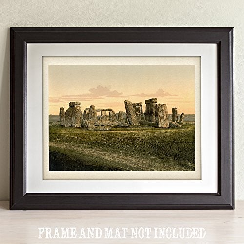 Lone Star Art Vintage Stonehenge Print - 11x14 Unframed Print - Great Gift for History Buffs and Home and Office Decor Under $15 - Image 2