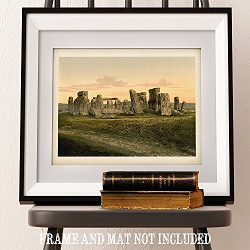 Lone Star Art Vintage Stonehenge Print - 11x14 Unframed Print - Great Gift for History Buffs and Home and Office Decor Under $15 - Image 4