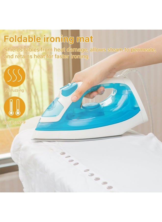 Shouken Steamer Board for Clothes with Ironing Gloves,Stand for Steaming Clothes,Steamer Pad,Hanging Ironing Board,Clothes Steamer Board,Steamer for Clothes,Hanging Steam Iron Pad - Image 4
