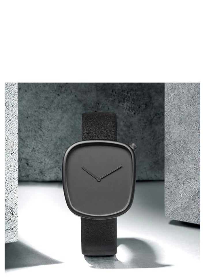 TOMI Fashion Business Mens Quartz Wrist Watches Waterproof Square Stainless Watch Gifts for Him Students Women Husband Boyfriend - Image 4