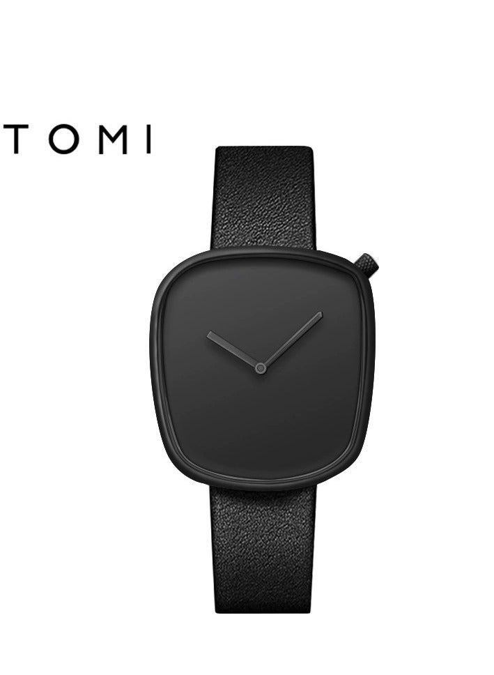 TOMI Fashion Business Mens Quartz Wrist Watches Waterproof Square Stainless Watch Gifts for Him Students Women Husband Boyfriend - Image 1