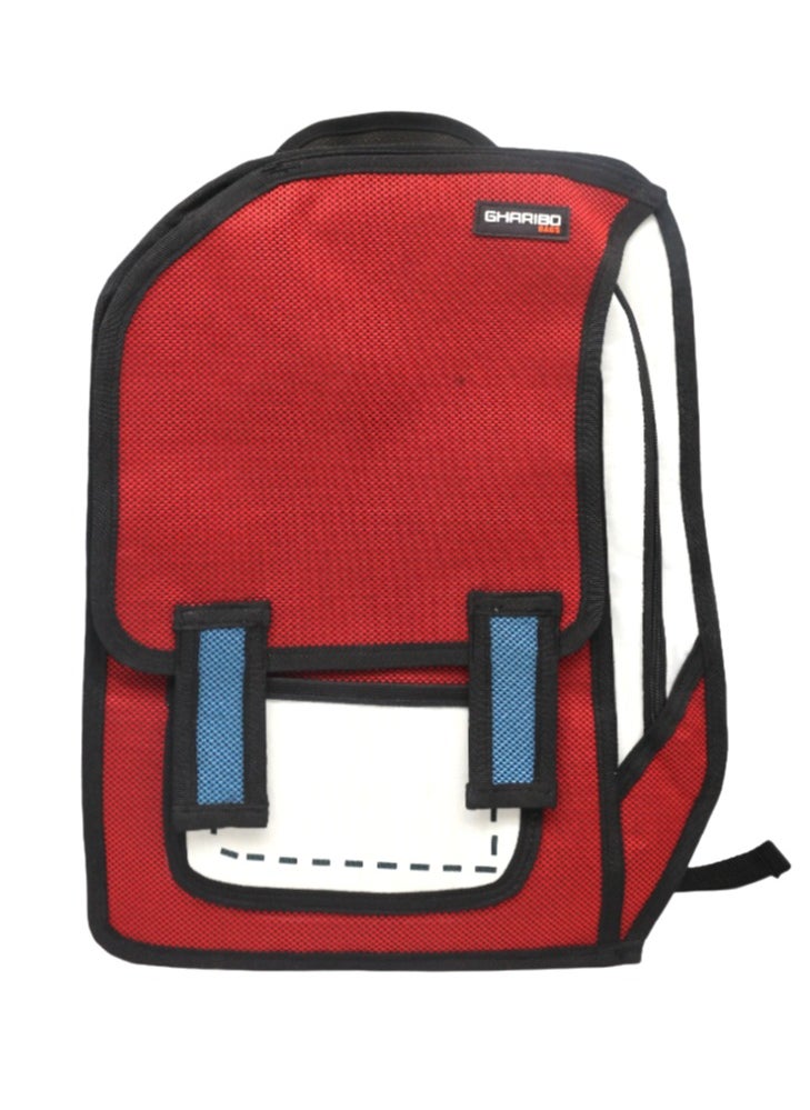 Gharibo Bags Laptop Backpack with - 15 Inch - Slim 2D  - Image 1