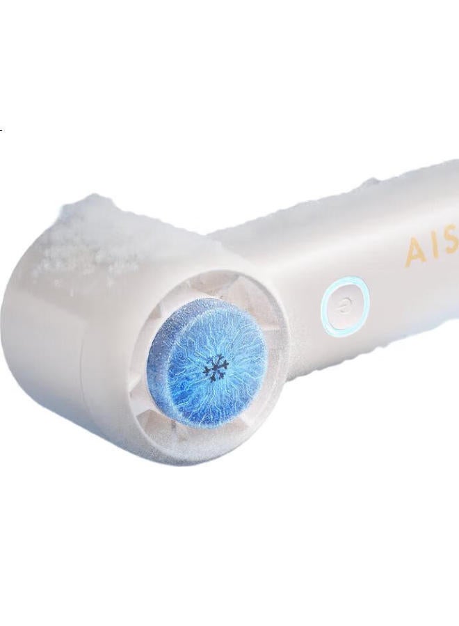 Solove F03 Handheld Fan Portable Mini High Speed Usb Small Fan Semiconductor Cooling Turbine Concentrated Wind Energy Saving Electric Fan Summer Outdoor Long Endurance Ice Blue - Image 1