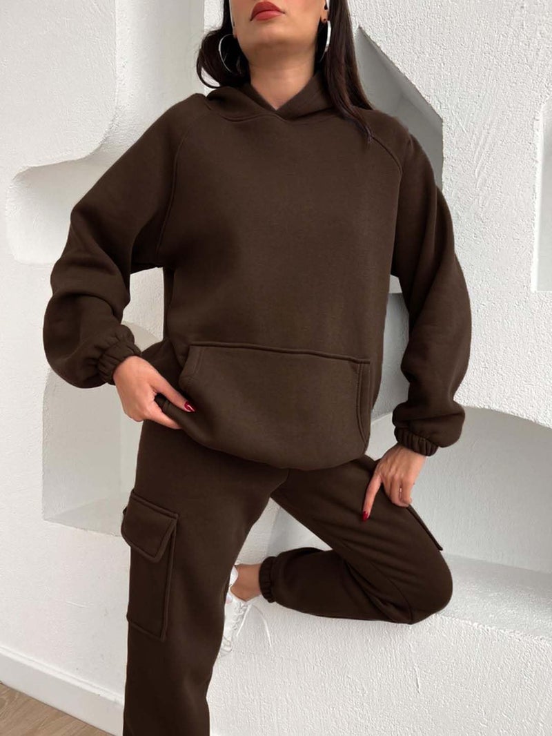 KOTTY Women’s Winter-Ready Tracksuit with Smooth Fit Joggers and Soft Hoodie Top-KTTWINTERSET192M - Image 3