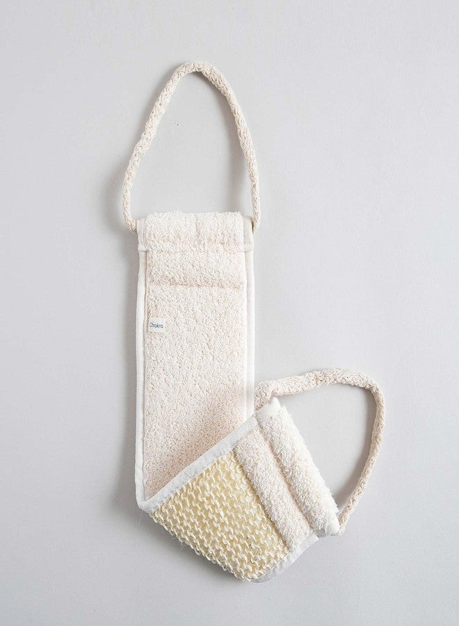 Chakra Sisal Fiber Exfoliating Back Scrubber Mitt - Deep Cleansing Massage Glove for Soft Skin, Essential Bath and Spa Accessory - Image 5