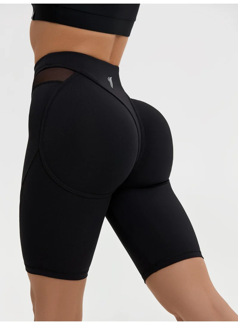 بونا فيدي Bona Fide Premium Quality High Waist Biker Shorts for Women with Push Up - Womens Lifting Shorts for Gym, Workout