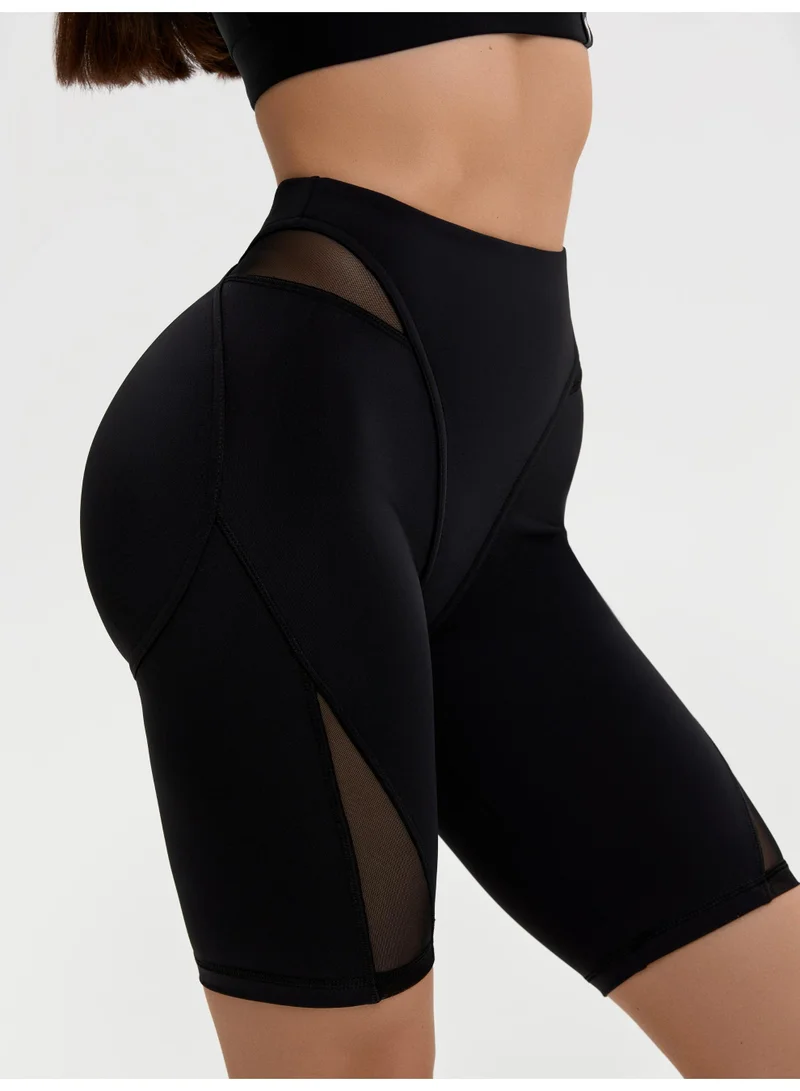 Bona Fide Assmagedon Black Assmagedon High Waist Biker Gym Shorts for Women for Women | Best Price UAE