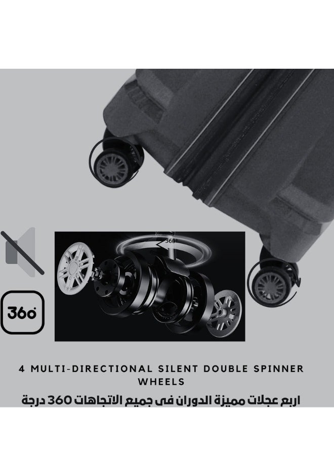 Track - Unbreakable Luggage Set Of 4,Spinner Weels - Image 1