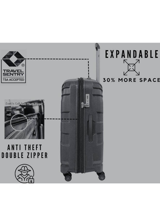 Track - Unbreakable Luggage Set Of 4,Spinner Weels - Image 1